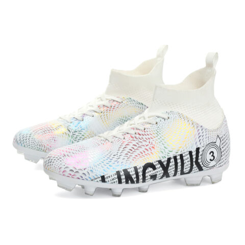SHUANGDING AG Artificial Ground Artificial Turf Cushioning Slip Resistant Cushioning Slip Resistant Soccer Shoes Unisex
