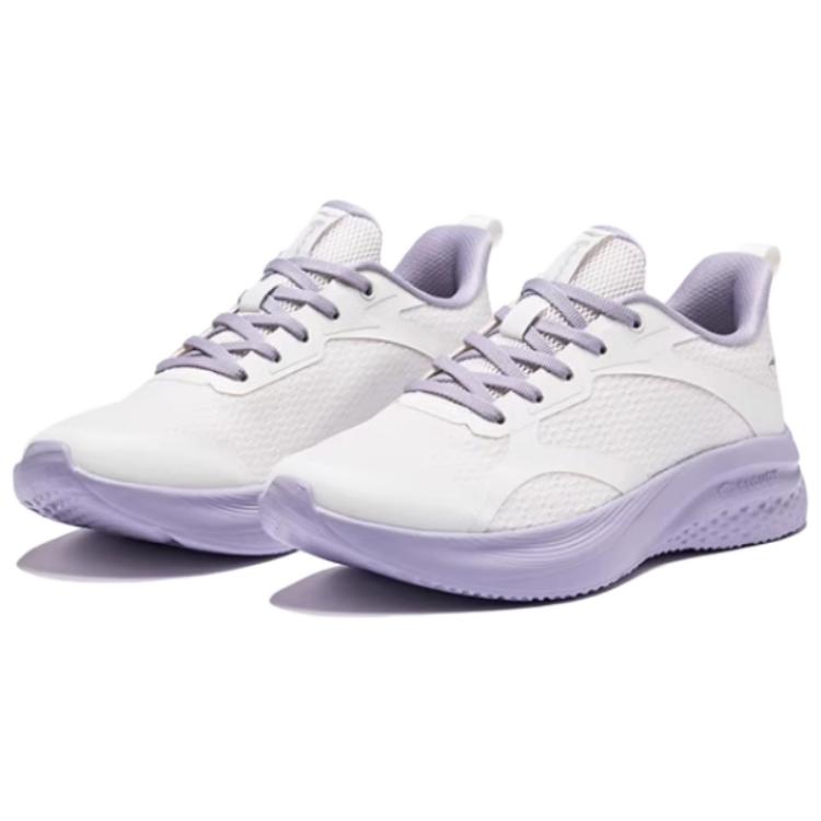 Erke Cushioning Lightweight Slip Resistant Low top Casual Running Shoes Women’s Microcrystal White