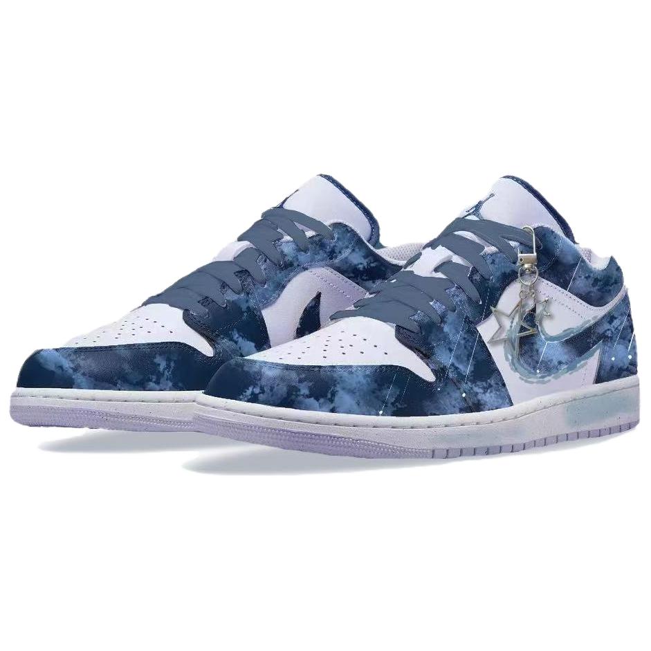 Jordan Air Jordan 1 Vintage Basketball Shoes Unisex Low Top White/Green