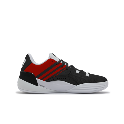 PUMA Clyde Hardwood Team Abrasion Resistant Low top Basketball Shoes Unisex Black