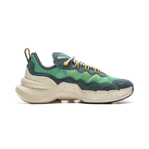 Li Ning Slip Resistant Abrasion Resistant Low top Basketball Shoes Men’s Green