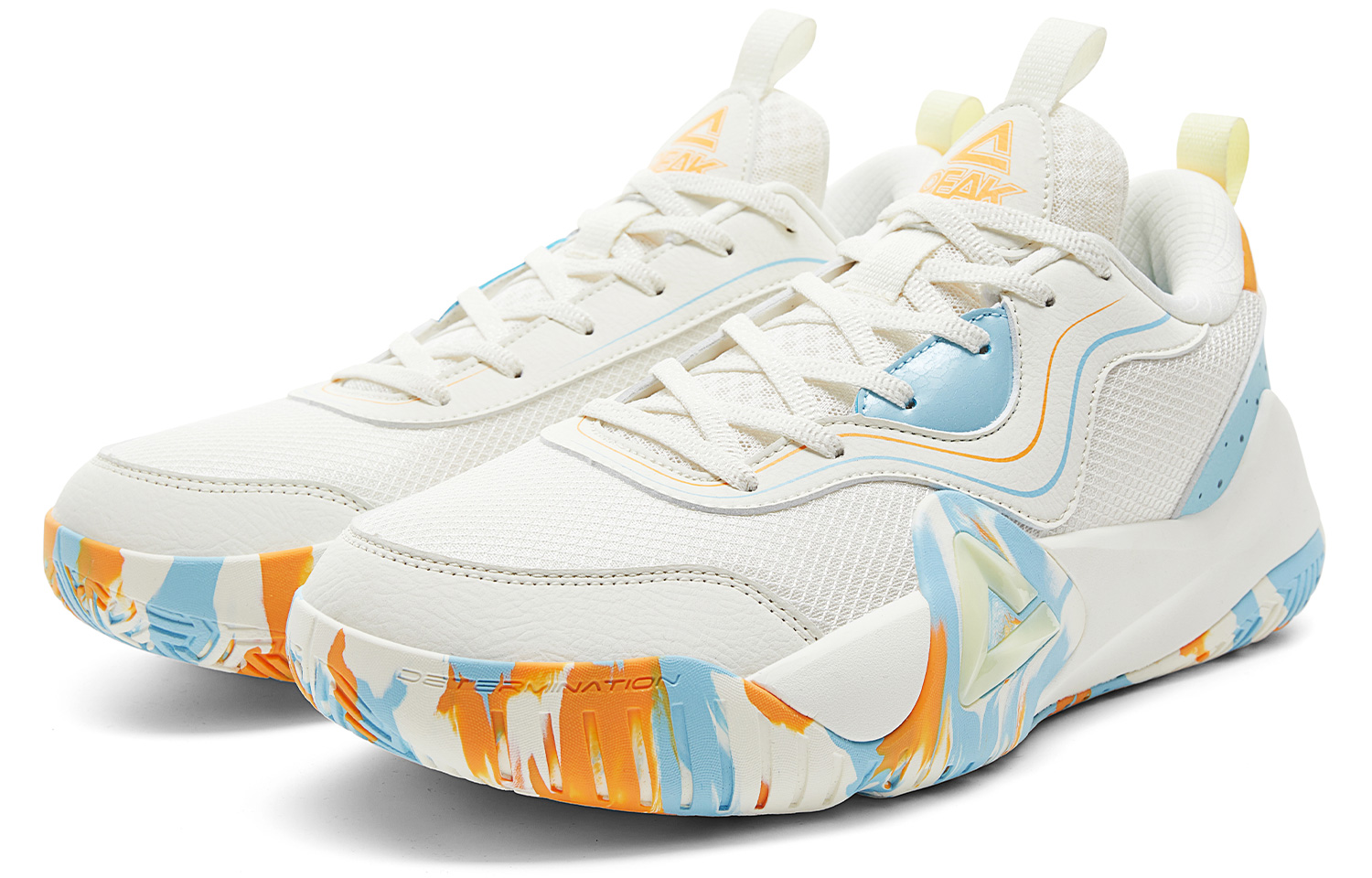 PEAK Fengji Taichi Low top Performance Basketball Shoes Men’s Super Light White Blue
