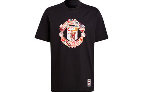 Adidas Manchester United Soccer Jerseys Men’s Black Moderate Straight Fit