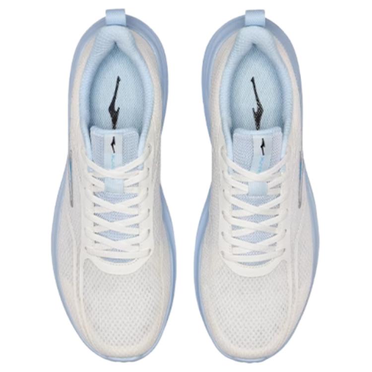 Erke Breathable And Wear resistant Low top Casual Running Shoes Men’s White Blue