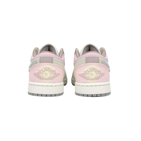 Jordan Air Jordan 1 Abrasion Resistant Low top Vintage Basketball Shoes Women’s Pink White