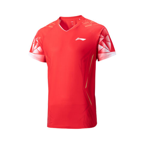 Li Ning Badminton Jersey Unisex Vermilion