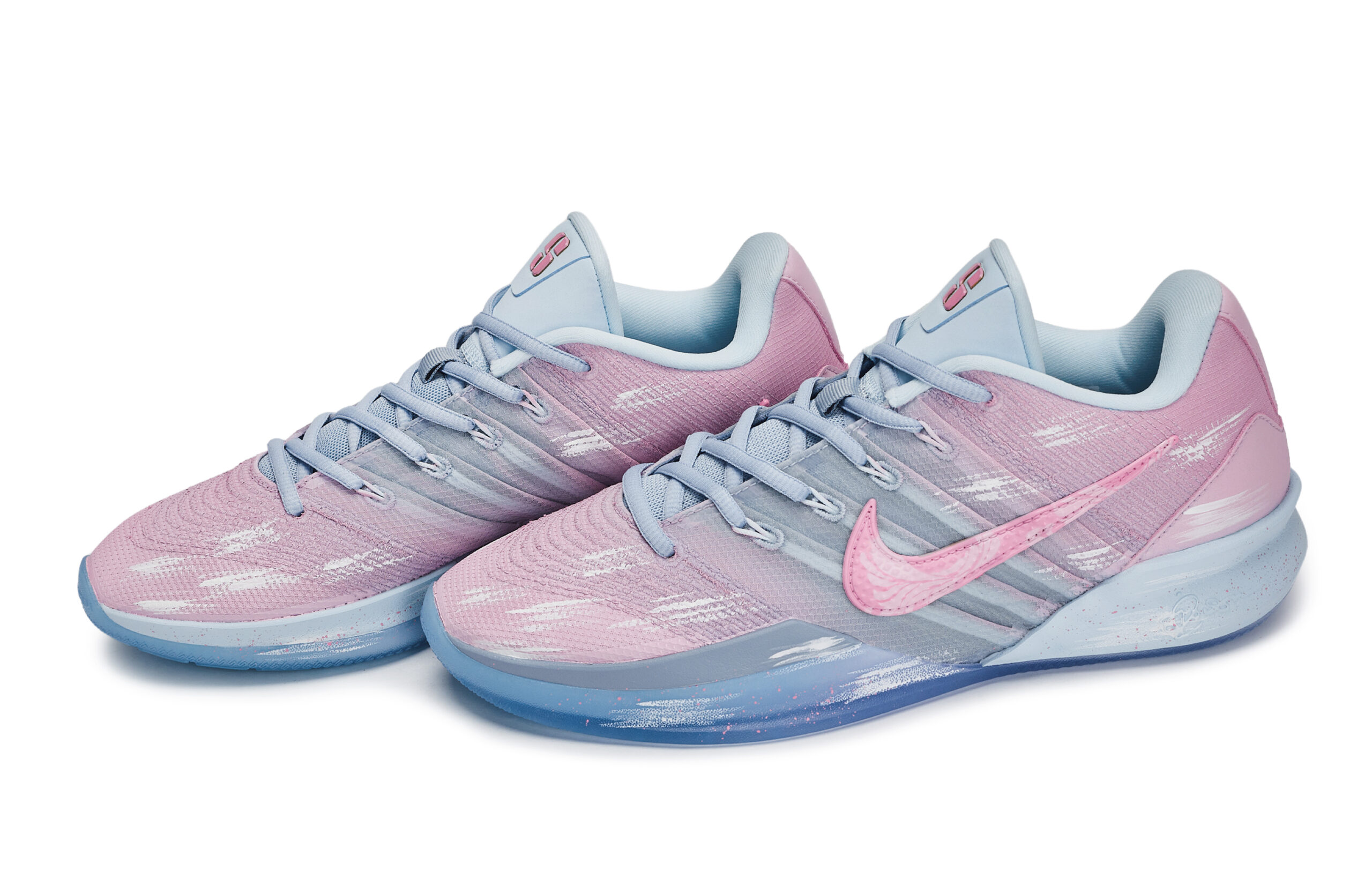 Nike Sabrina 3 811 Manufacturing, Pink Ocean, Special Shoe Box Abrasion Resistant Low top Basketball Shoes Unisex