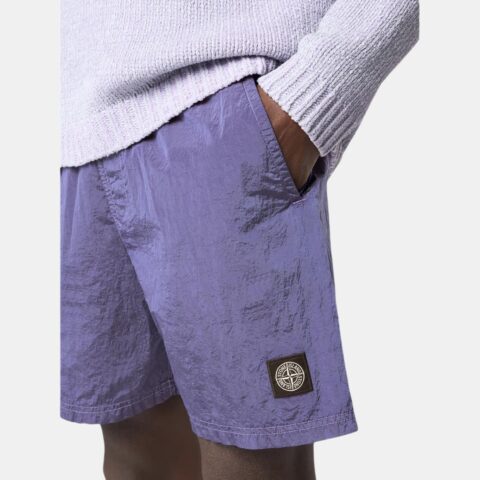STONE ISLAND Compass motif Swim Shorts