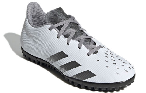 Adidas Predator Freak.4 Turf Soccer Shoes ‘Cloud White Iron Metallic Solar Red’