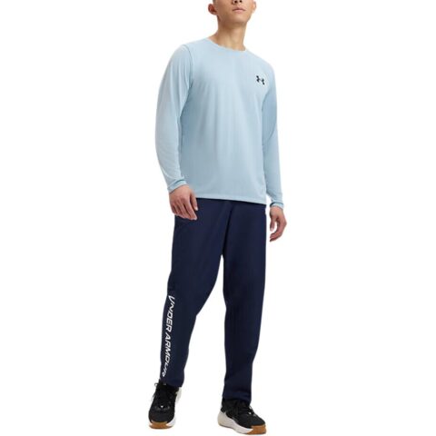 Under Armour SS25 EF Perf Graphic Sports Pants Men’s Navy Blue 410