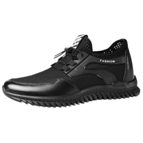 GOG Slip Resistant Abrasion Resistant Low top Running Shoes Men's Black