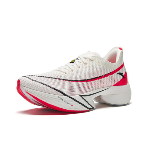 Anta C10 Pro Slip Resistant Abrasion Resistant Cushioning Low top Casual Running Shoes Women’s White Red Black