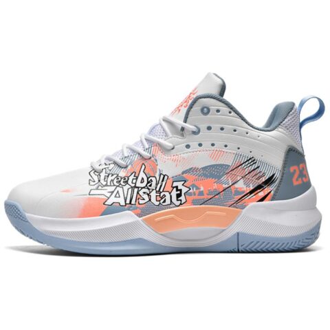 BIANSULONG Cushioning Slip Resistant Abrasion Resistant High top Basketball Shoes Unisex