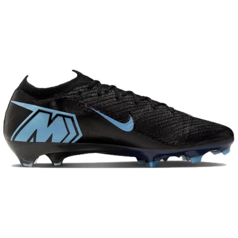 Nike Mercurial Vapor 16 Elite Abrasion Resistant Soccer Shoes Unisex Black Blue