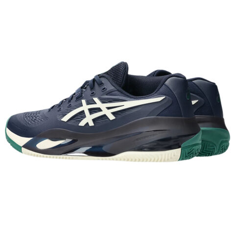 Asics GEL RESOLUTION X Abrasion Resistant Low top Tennis Shoes Men’s Blue