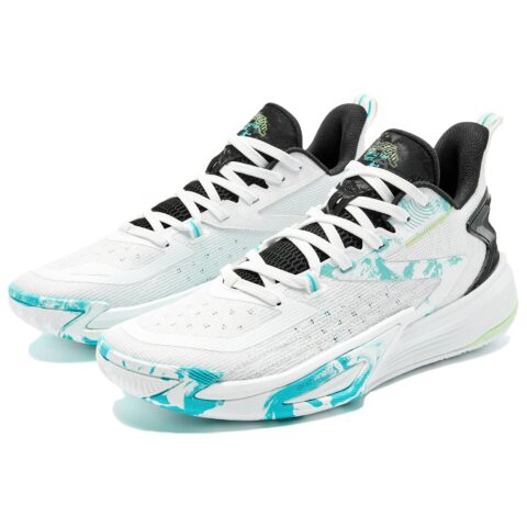 QIAODAN Slip Resistant, Abrasion Resistant, Breathable, Coverage, Lightweight, Grip Low top Basketball Shoes Men’s
