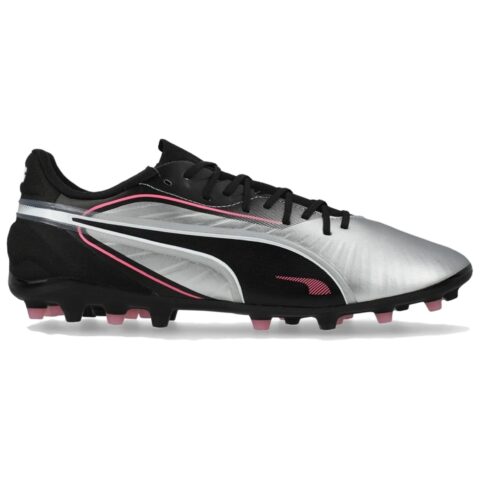 PUMA KING MATCH Soccer Shoes Unisex Silver Gray