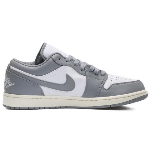 Jordan Air Jordan 1 Vintage Basketball Shoes Men’s Low Top White/Gray