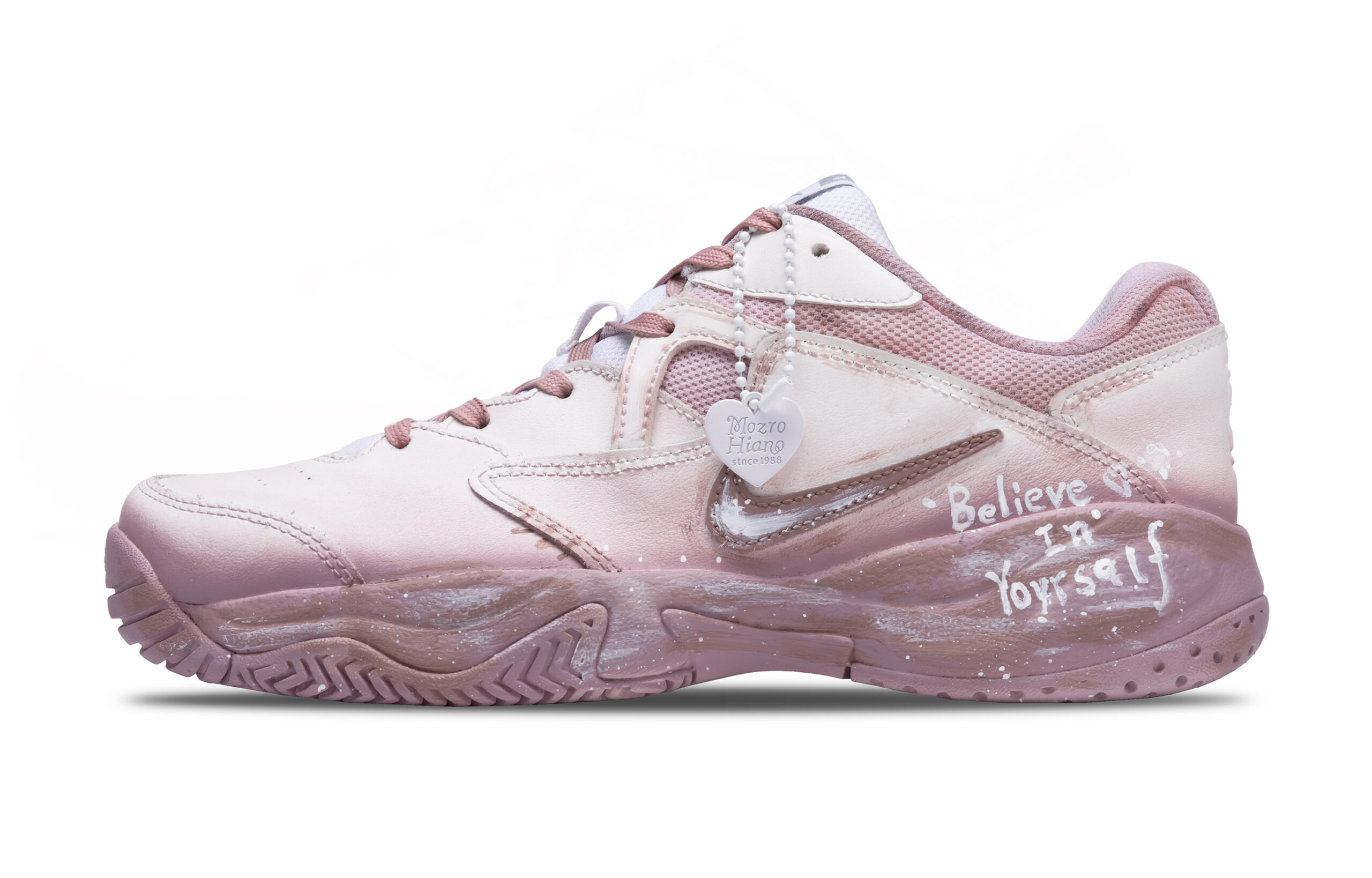 Nike Court Lite Love Confession Rose Synthetic Leather Abrasion Resistant Low top Tennis Shoes Women’s Pink
