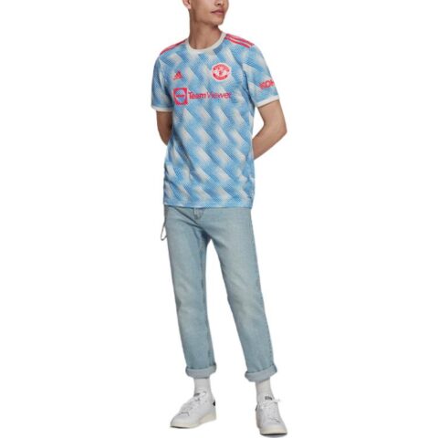 Adidas Manchester United Soccer Jersey Men’s Blue