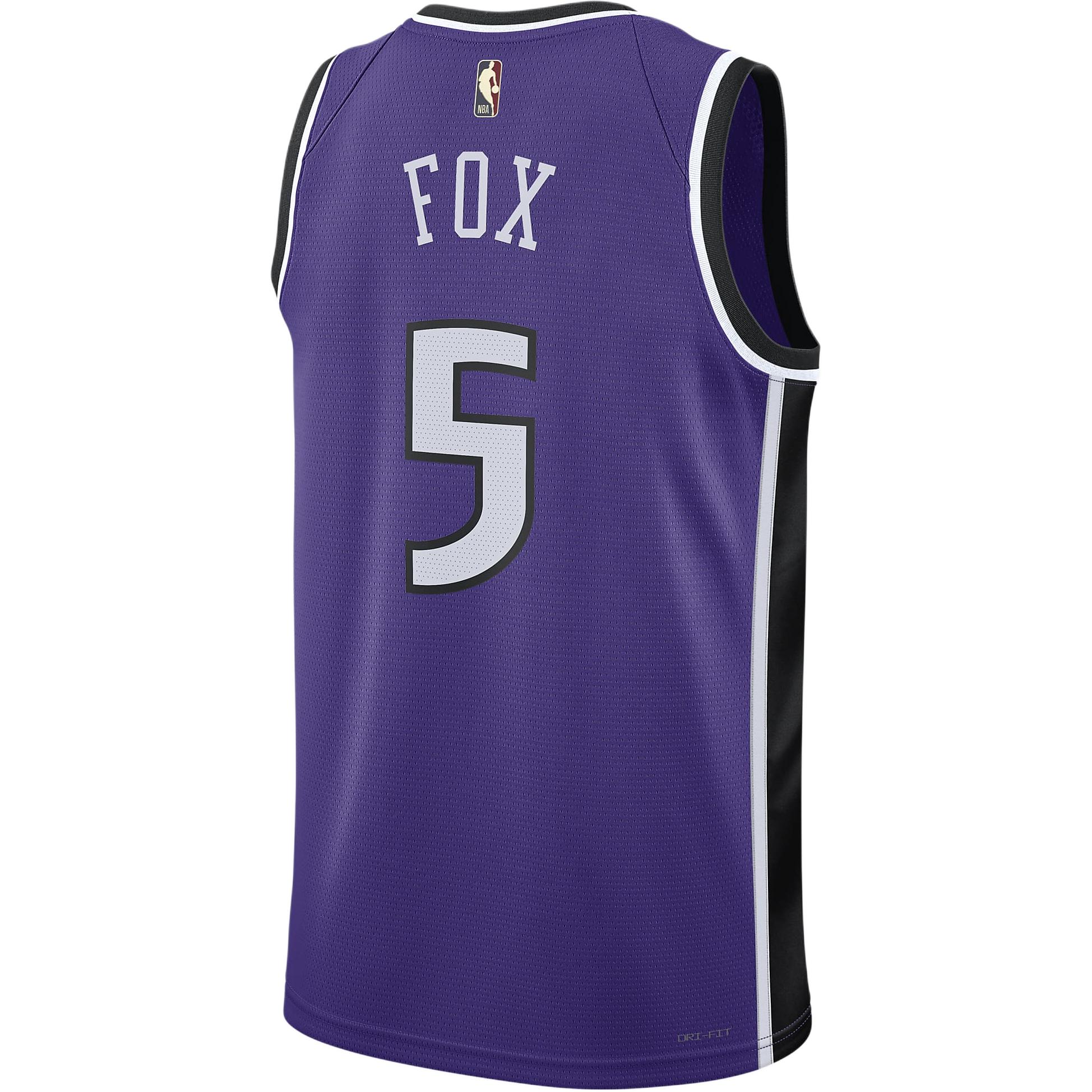 Nike De’Aaron Fox Sacramento Kings 2024/25 Hardwood Classics Men’s Nike Dri FIT Nba Swingman Jersey