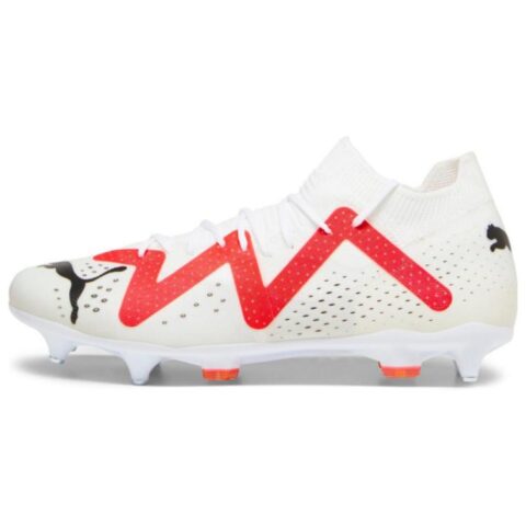 PUMA Future Match Mxsg Comfortable Abrasion Resistant Soccer Shoes Men’s White