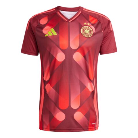 Adidas SS25 Soccer Jersey Men's Preppy Red
