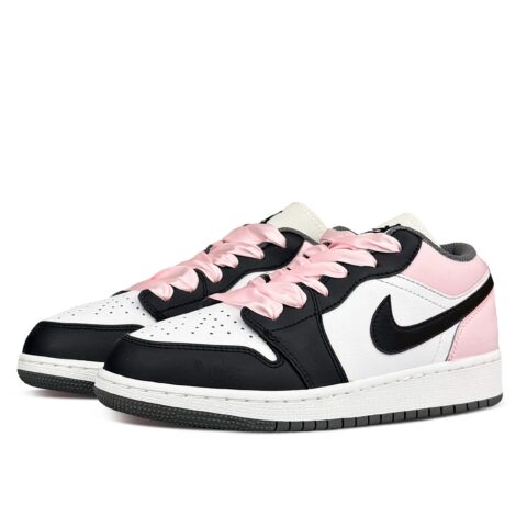 Jordan Air Jordan 1 Abrasion Resistant Abrasion Resistant Low top Vintage Basketball Shoes Women’s Strawberry Pink