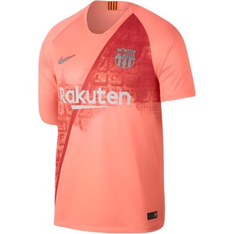 Nike Soccer Jersey Barcelona Unisex Orange Red