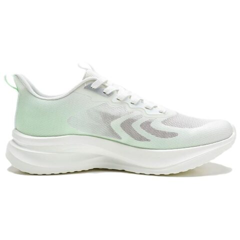 QIAODAN Speed Slip Resistant Coverage Rebound Low top Casual Running Shoes Men’s Ivory Seagull Blue