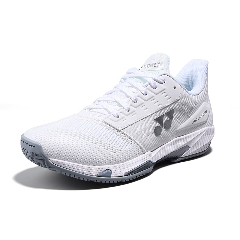 YONEX AD ACCEL Cushioning Slip Resistant Abrasion Resistant Breathable Low top Tennis Shoes Unisex White Black