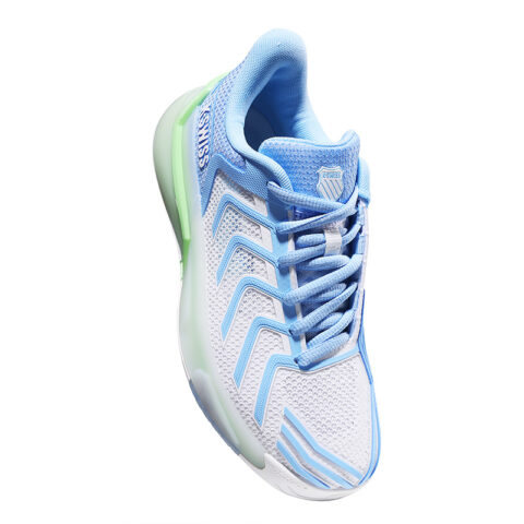 K·SWISS ULTRASHOT 4 Cushioning Abrasion Resistant Low top Tennis Shoes Women’s White Blue