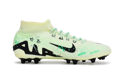 Nike Mercurial Superfly 9 AG Artificial Ground Slip Resistant Slip Resistant Soccer Shoes Men’s Black Rice Green
