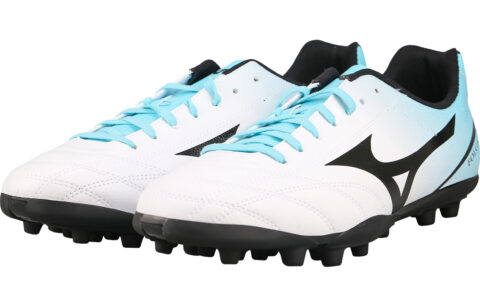 Mizuno Folgado AS AG Artificial Ground Cushioning Abrasion Resistant Impact Resistant Soccer Shoes Men’s White Blue