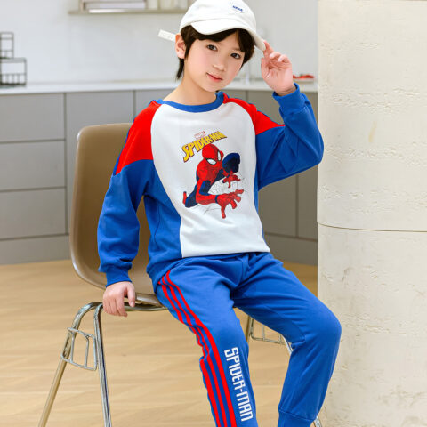 Disney Marvel Series Casual Sportswear Blue Children Aged 3 7 Years Old