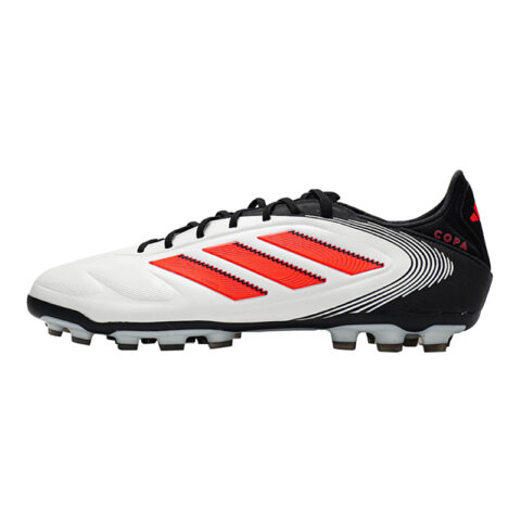 Adidas Copa Pure 3 AG Artificial Ground Synthetic Leather Cushioning, Wear Resistant Soccer Shoes Unisex White Black