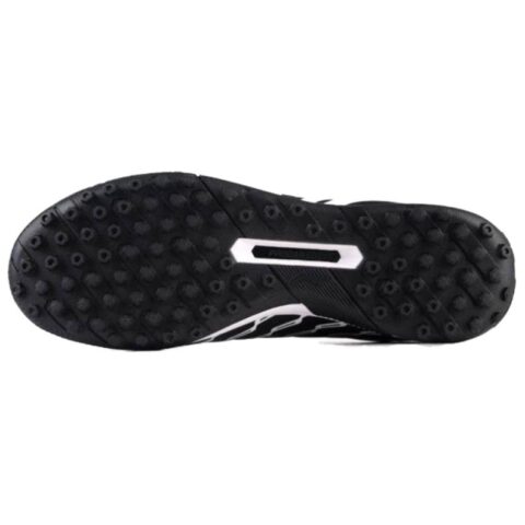 Li Ning Brocade TF Turf Artificial Turf Synthetic Leather Cushioning, Wear Resistant Soccer Shoes Men’s Black White