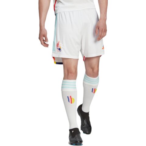 Adidas Soccer Bottoms Men’s White Moderate Straight Fit Pants
