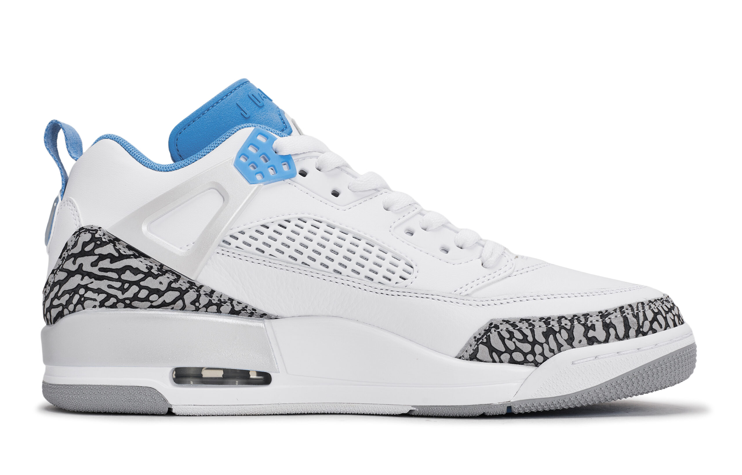 Jordan Spizike Vintage Basketball Shoes Unisex Low Top White/Black/Gray/Blue/Green/Silver