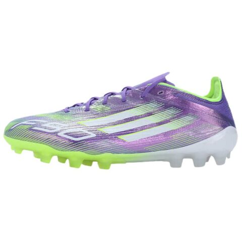 Adidas F50 ELITE Abrasion Resistant Soccer Shoes Unisex Purple Green