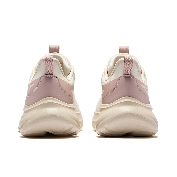 Erke Cushioning Rebound Cushioning Rebound Low top Casual Running Shoes Women’s Microcrystal White Dusty Pink