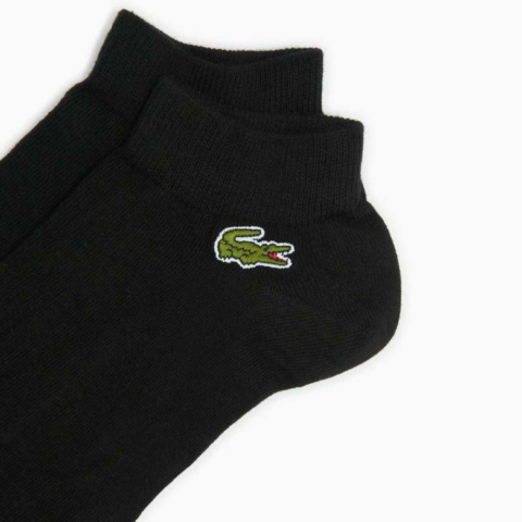 LACOSTE Ankle Socks Women’s 3 Pack Black