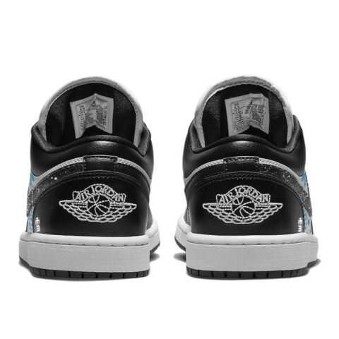 Jordan Air Jordan 1 Vintage Basketball Shoes Women’s Low Top Black/White