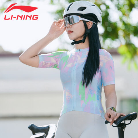 Li Ning Cycling Clothing Women’s Multicolor Blue