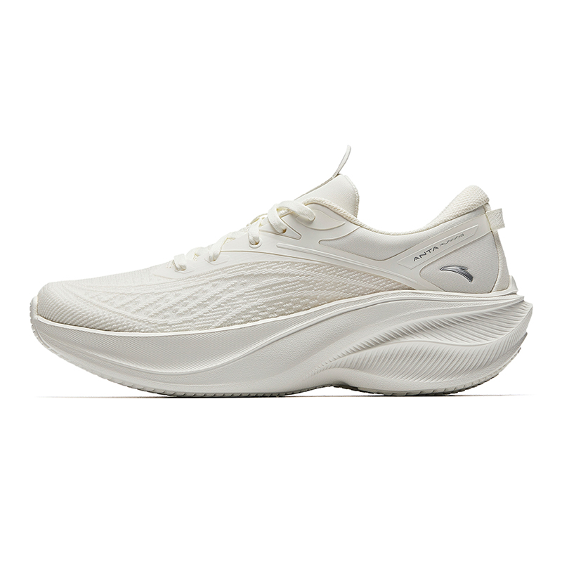 Anta Leaf 5.0 Textile, Mesh Slip Resistant Abrasion Resistant Low top Casual Running Shoes Women’s White