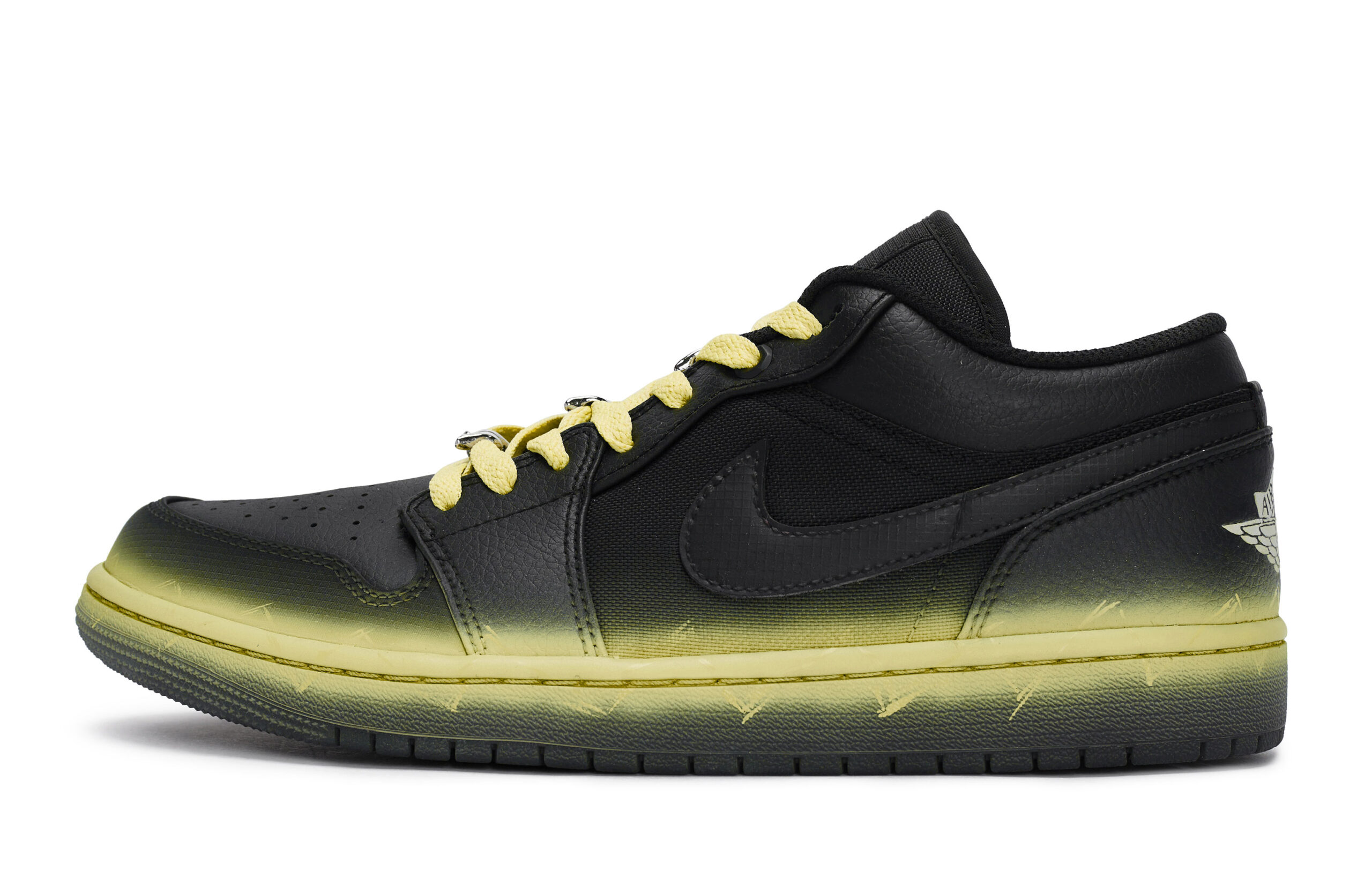 Jordan Air Jordan 1 Vintage Basketball Shoes Unisex Low Top Yellow