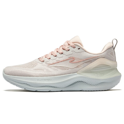 Erke Tianma 3.0 Stable Cushioning Breathable Rebound Low top Casual Training Running Shoes Women’s Wild Gray Shell Pink
