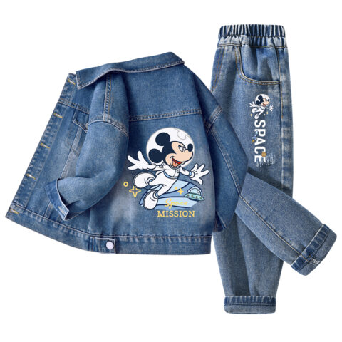Disney Kids Casual Sportswear Lapel Moderate