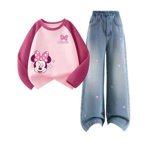 Disney Kids Casual Sportswear Crew Neck Moderate