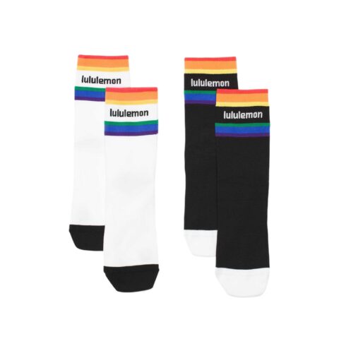 Lululemon Tale To Tell Ankle Socks Women’s 2 Pack Black/White
